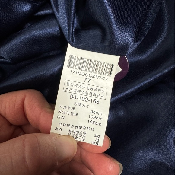 Valencia Dark Academia Midi Dress Navy Red Geometric Chain Print - Picture 10 of 13